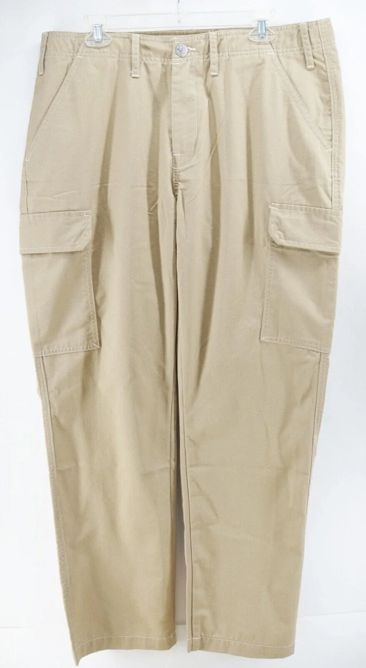 True Religion Travertine Khaki Cargo‎ Pants Men's Size 38x32 NWT